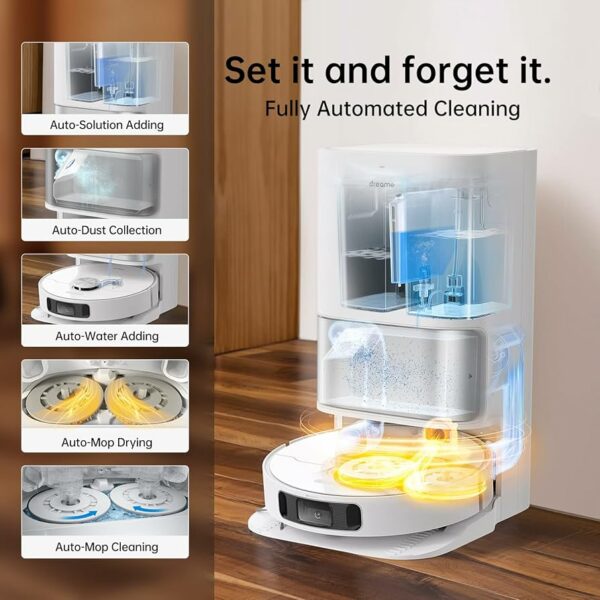 ECOVACS N30 PRO OMNI – Robot Aspirateur 10 000 Pa avec Station Intelligente