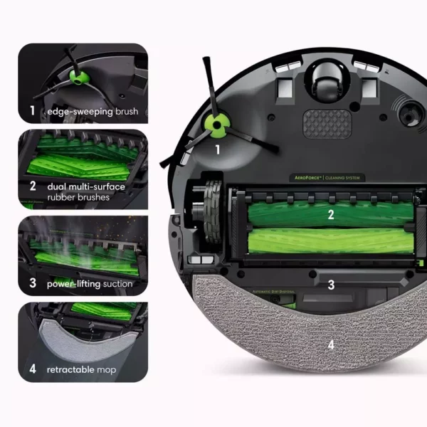 iRobot Roomba j7+ – Saug- & Wischroboter mit Absaugstation & Smart-Navigation – Image 2