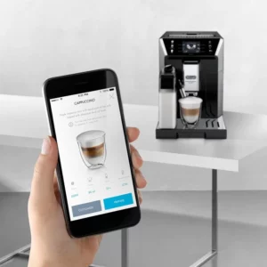 De'Longhi ECAM 550.65.W – Machine à café entièrement automatique avec système de lait et contrôle par application