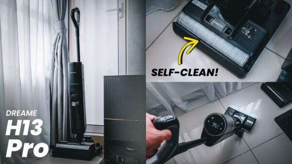 Aspirateur eau/poussière Dreame H13 Pro avec eau chaude et autonettoyage